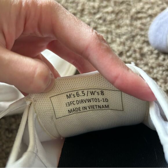 Kizik Unisex Irvine Casual Lace Up Sneakers Ivory White Women's 8 - Picture 8 of 10